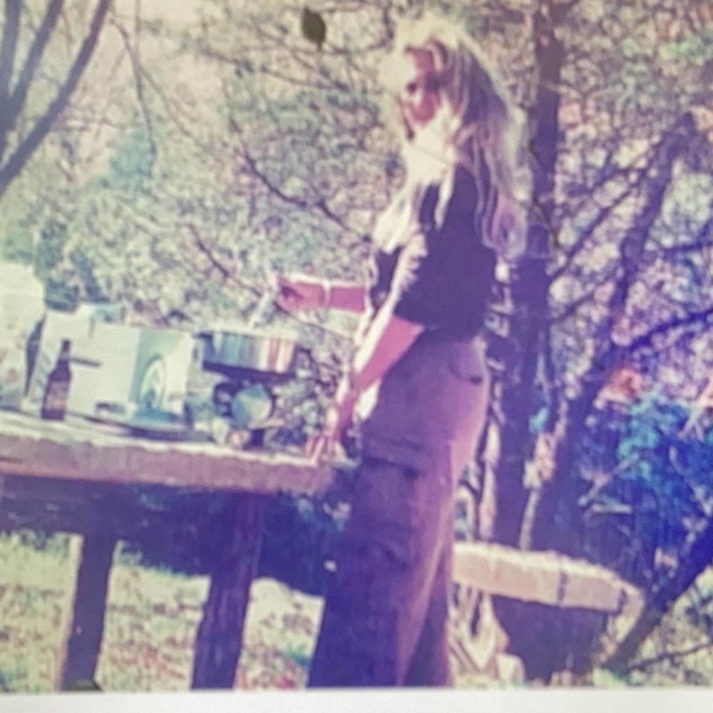 🗽TURQUOISE Suede LEATHER Vintage Skirt MAXI COOL  Sz Medium - Picture 13 of 16